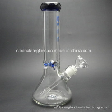 Thick Glass Water Pipe Wholesale with 3 Pinch Holes